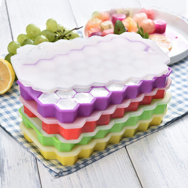 Kitchen Gadgets Storage - 37 Grids Silicone Ice Grid Ball