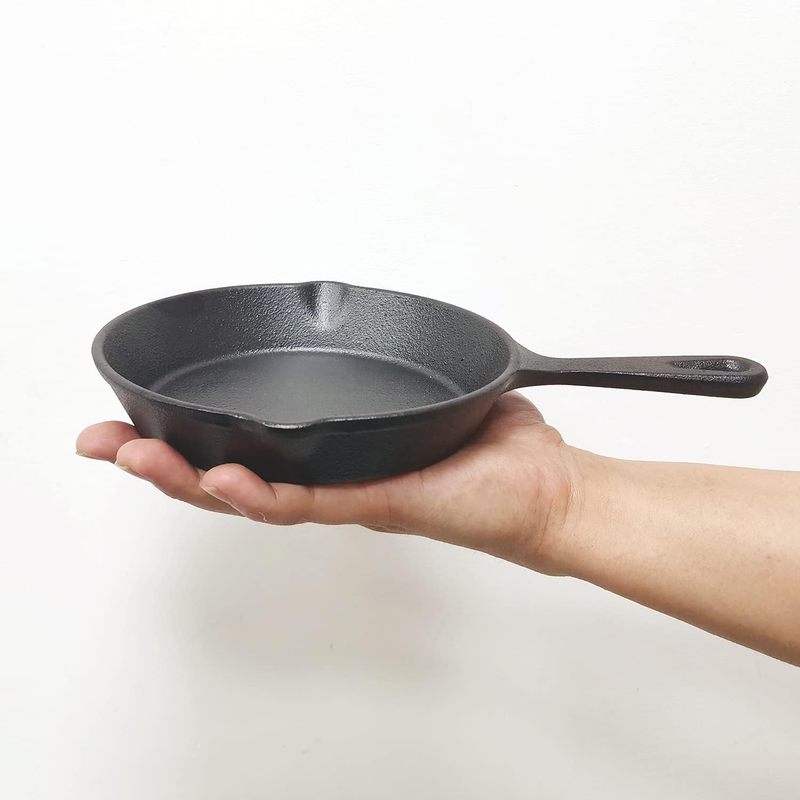 Cast Iron Skillet - 6 Inch Cast Iron Skillet, Frying
