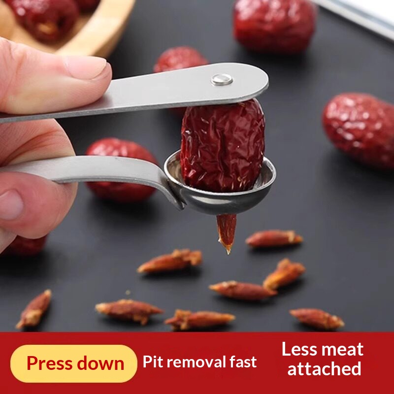Kitchen Gadgets & Toys - Stainless Steel Jujube Pitter Fruit Core