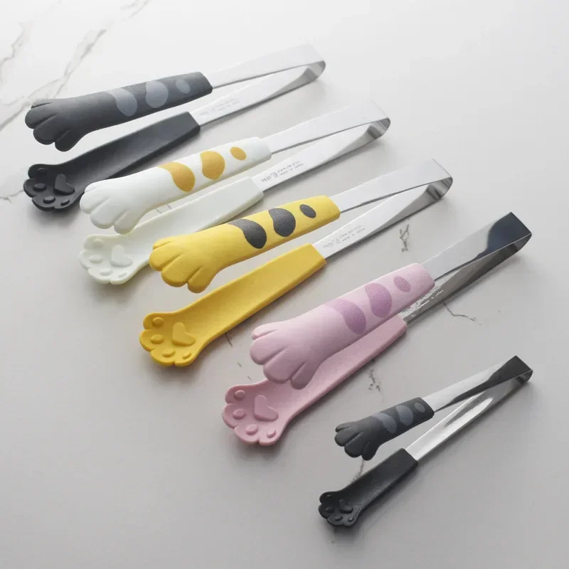 Kitchen Gadgets Of 2025 - Cat Paw Shape Food Tongs Cute