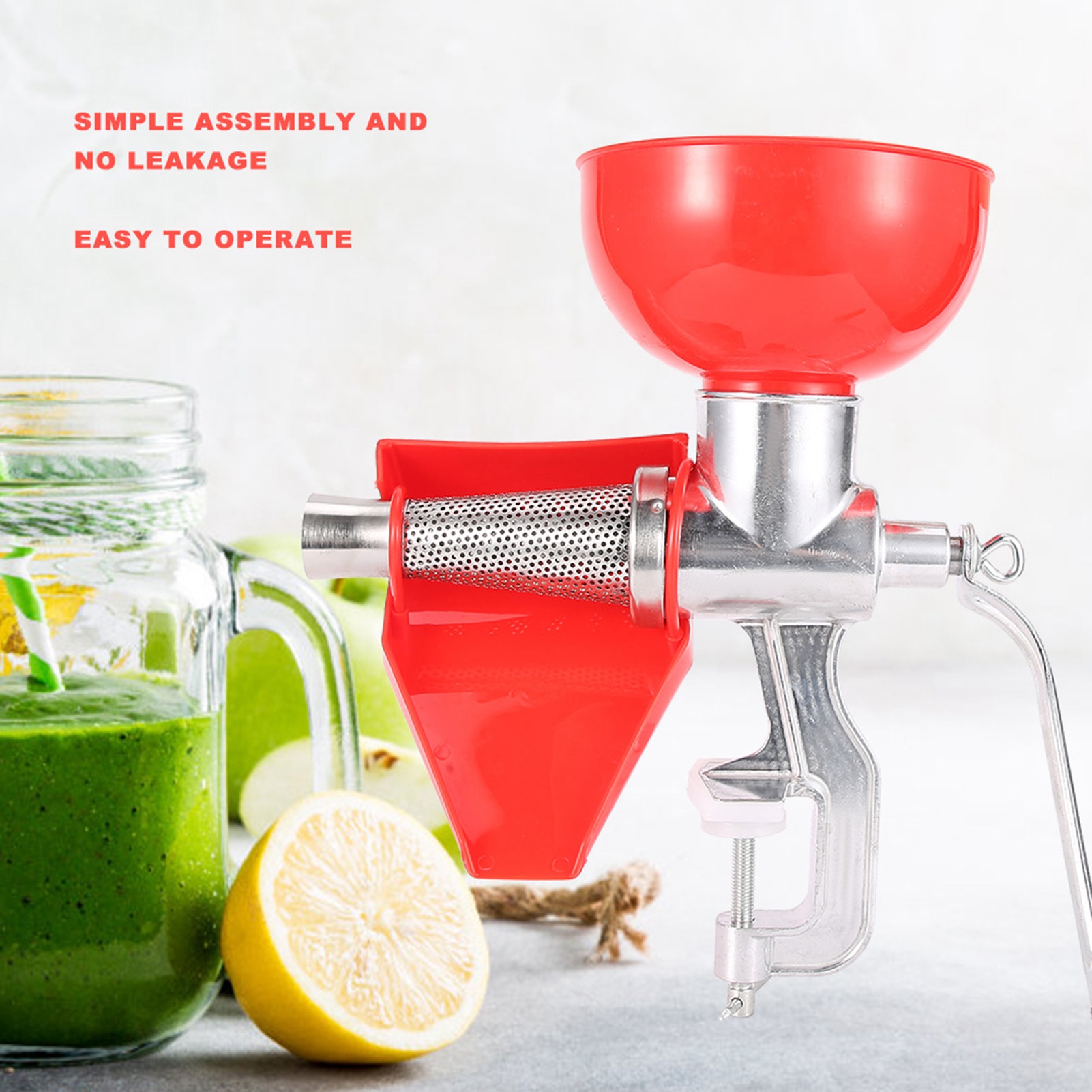 Kitchen Gadgets Juicer - Aluminum Alloy Thick Manual Juicer for