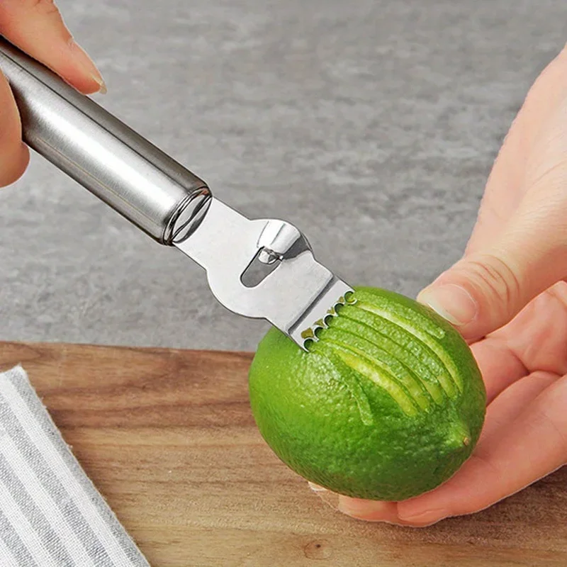 1pc Lemon Zester Grater Stainl - Household Kitchen Gadgets Vegetable Cutter Silk Cutter 评论和价格