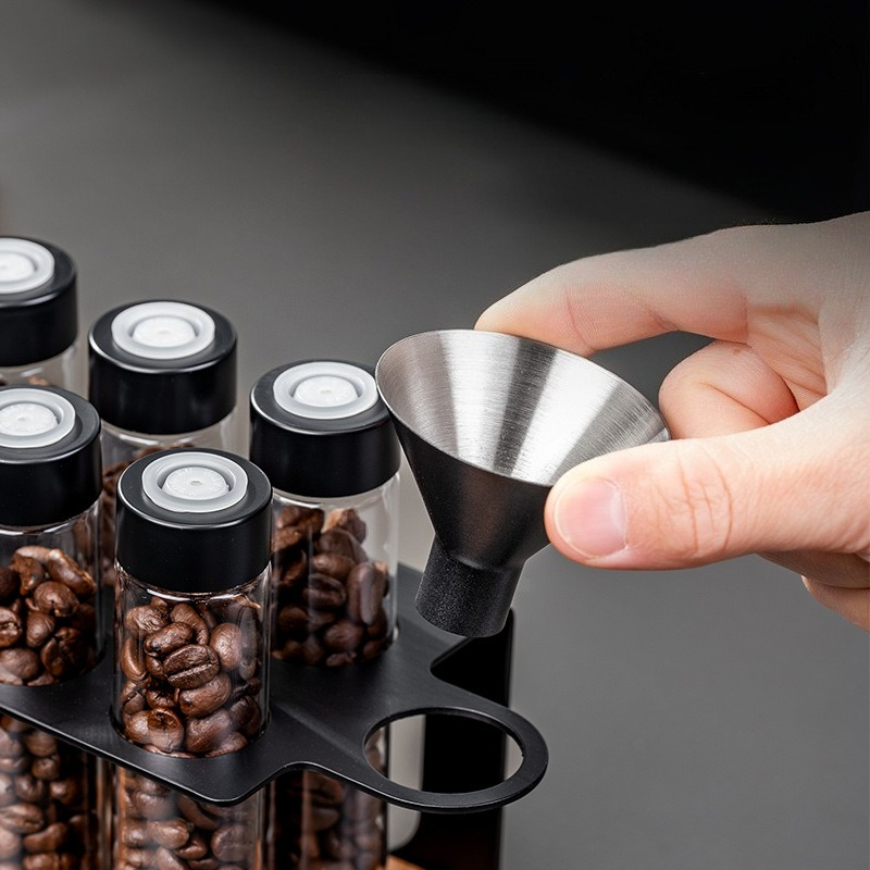 JUSTINLAU Glass Coffee Bean St - Kitchen Gadgets Storage 评论和价格