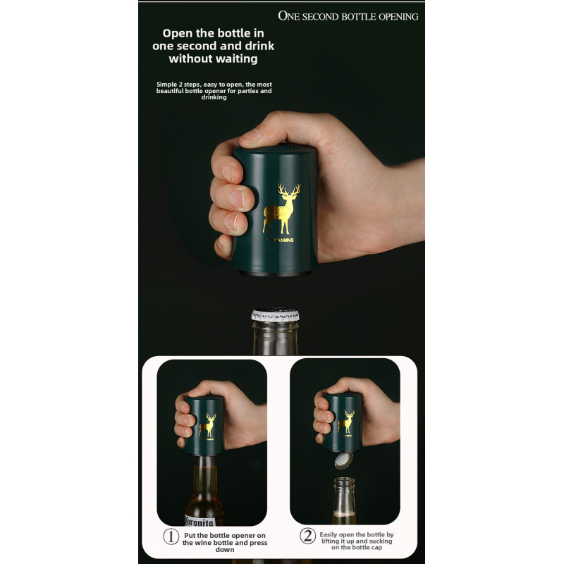 2025 Magnetic Automatic Beer B - Kitchen Gadgets Of 2025 评论和价格
