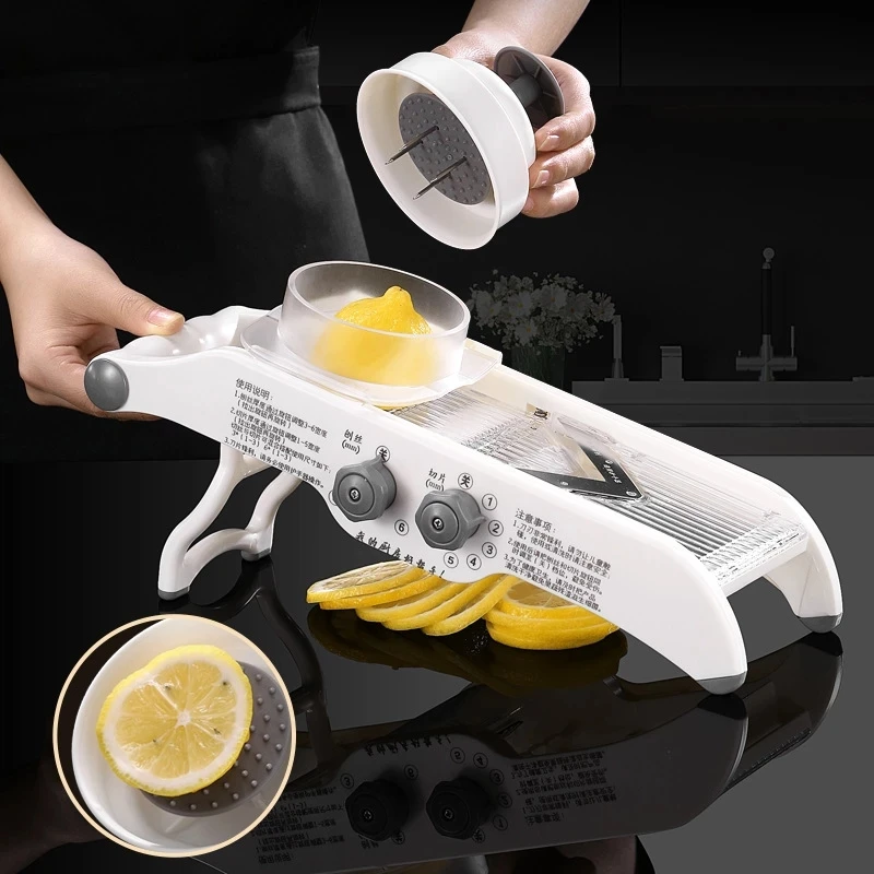Multifunctional Lemon Slicer V - Household Kitchen Gadgets Vegetable Cutter Silk Cutter 评论和价格