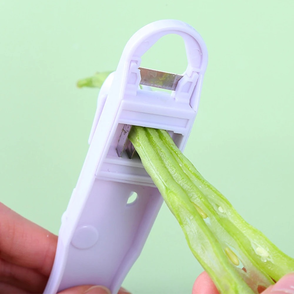 1PC Green Bean Slicer Cutter V - Household Kitchen Gadgets Vegetable Cutter Silk Cutter 评论和价格