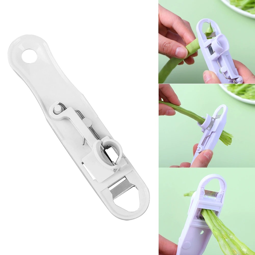 1PC Green Bean Slicer Cutter V - Household Kitchen Gadgets Vegetable Cutter Silk Cutter 评论和价格