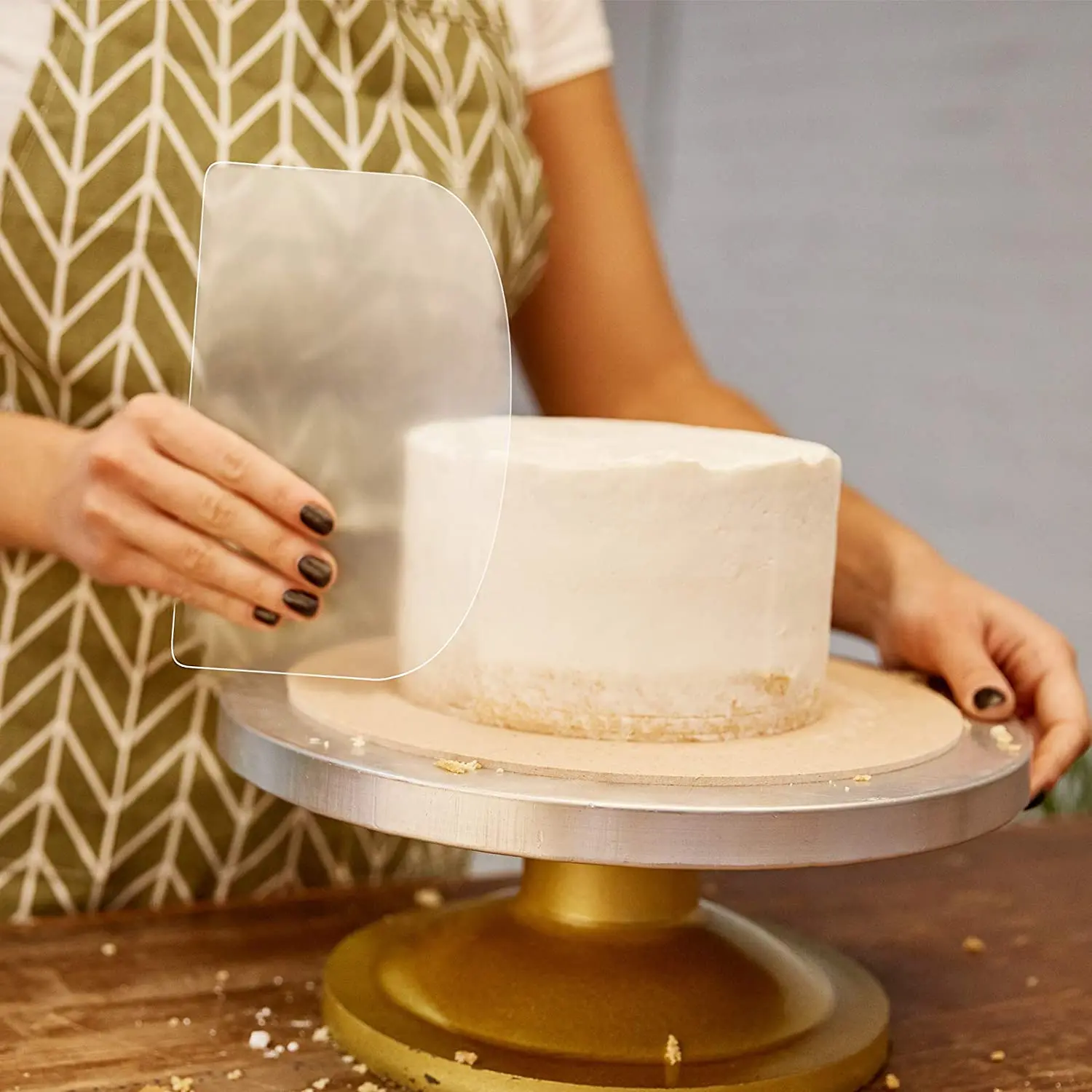 DIY Plastic Cake Soft Scraper  - Cake Decorating Turntable 评论和价格