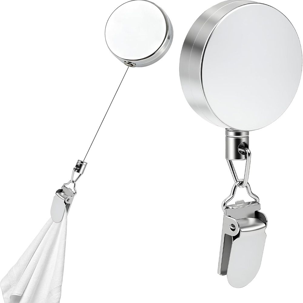 Retractable Towel Clip Holder  - Kitchen Gadgets Storage 评论和价格