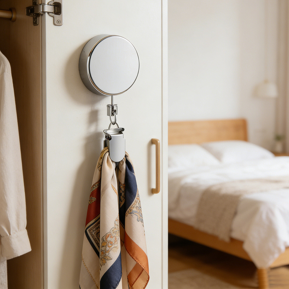 Retractable Towel Clip Holder  - Kitchen Gadgets Storage 评论和价格