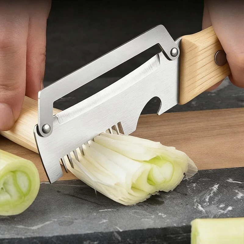 Multi-functional Peeler Stainl - Household Kitchen Gadgets Vegetable Cutter Silk Cutter 评论和价格