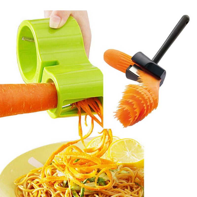 Serrated Fruit Vegetable Parin - Household Kitchen Gadgets Vegetable Cutter Silk Cutter 评论和价格