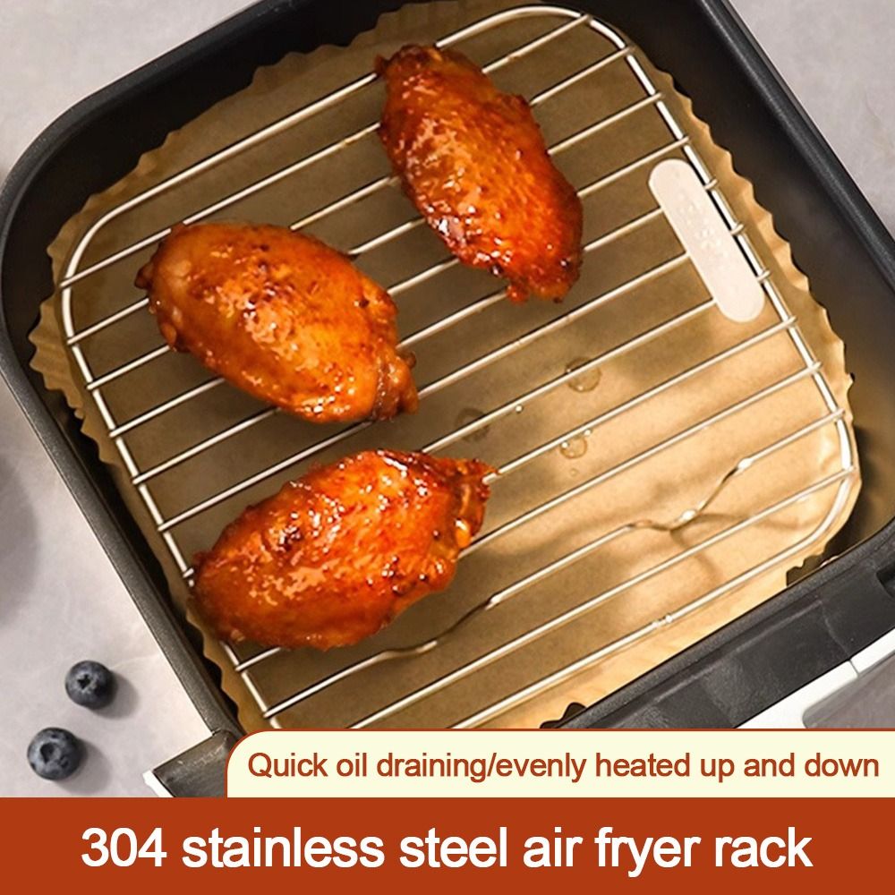 Round Square Cooking Rack With - Kitchen Gadgets Air Fryer 评论和价格