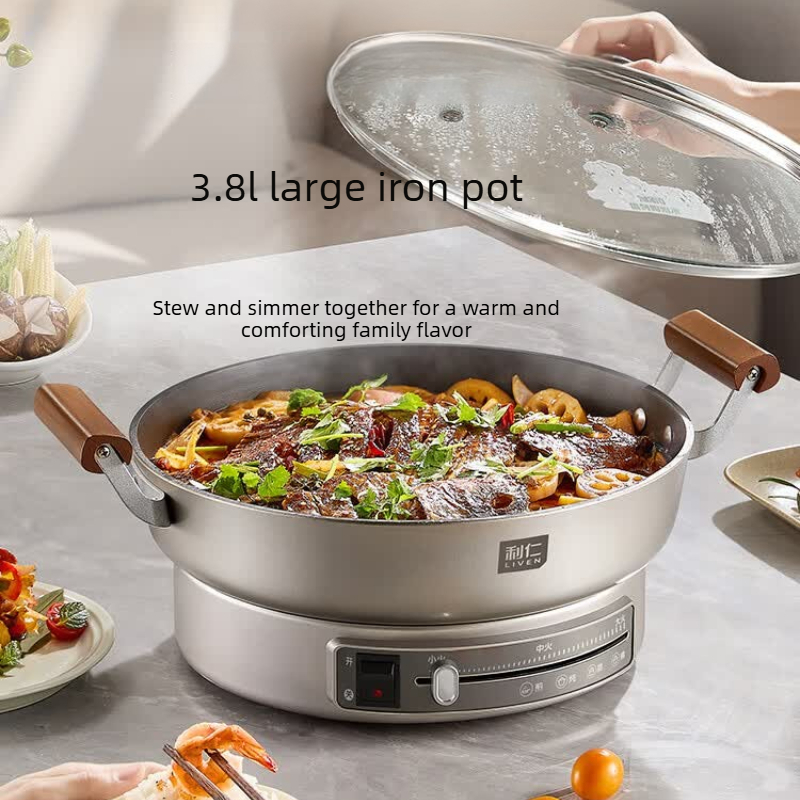 32cm Large Deep Grill Pan, Cas - Cast Iron Skillet 评论和价格
