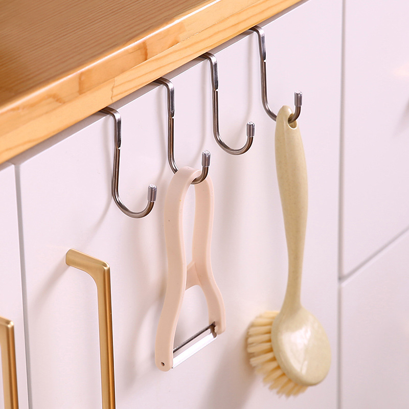 5PC 304 Stainless Steel Hook F - Kitchen Gadgets Storage 评论和价格