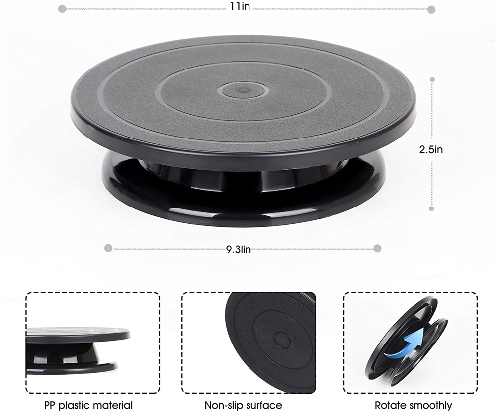 6pcs Cake Turntable with 2 Fro - Cake Decorating Turntable 评论和价格