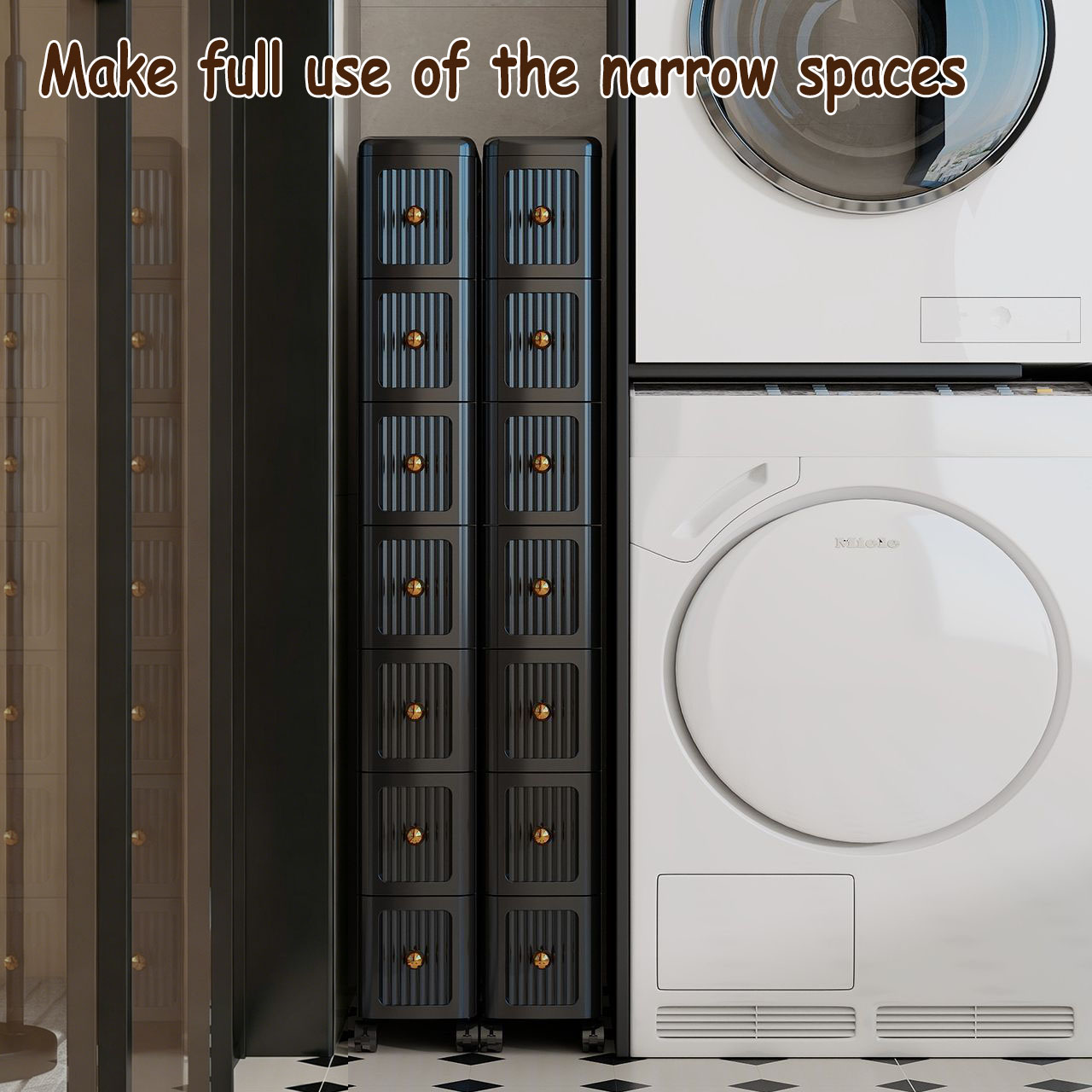 15CM Narrow Gap Drawer Storage - Kitchen Gadgets Storage 评论和价格