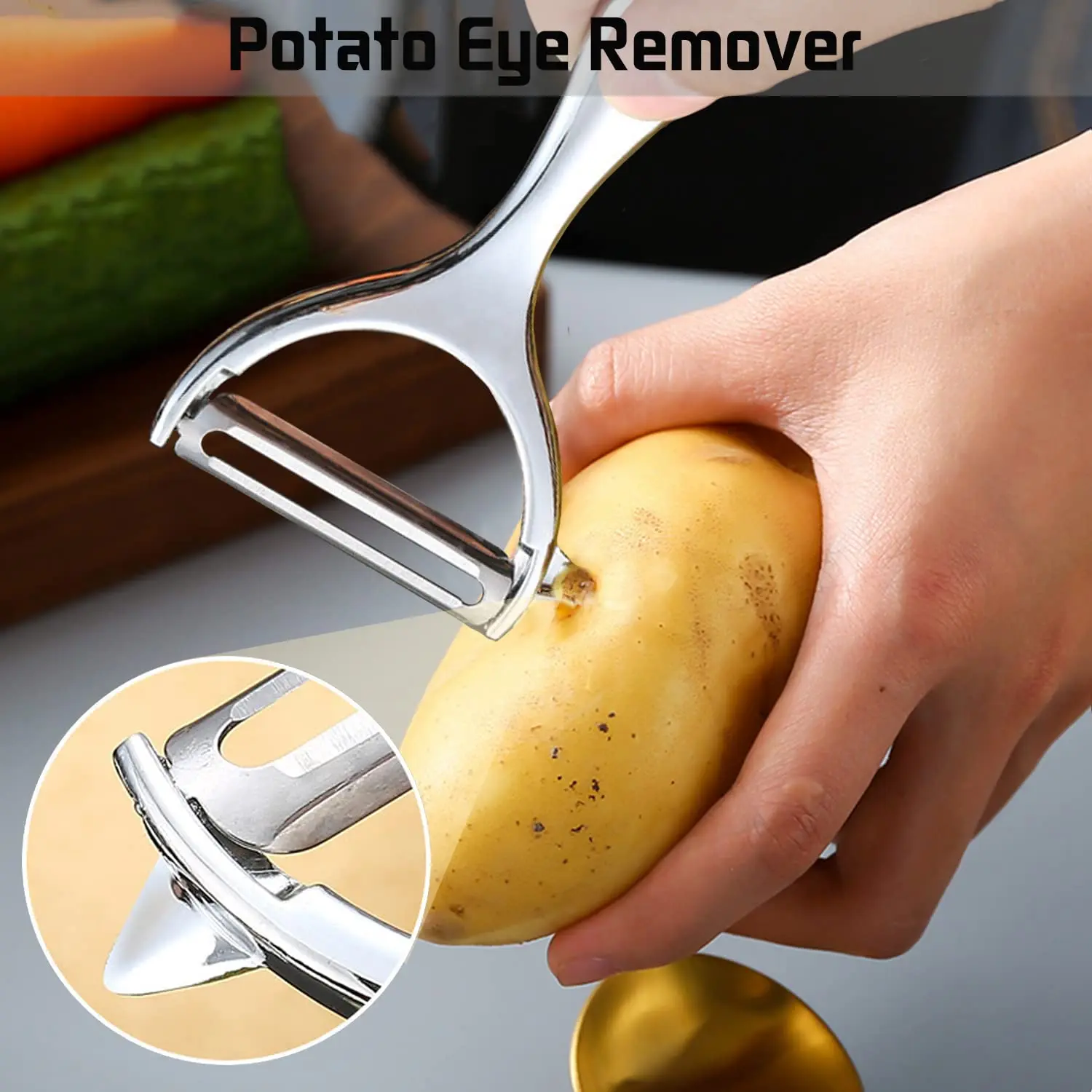 Stainless Steel Vegetable Peel - Household Kitchen Gadgets Vegetable Cutter Silk Cutter 评论和价格