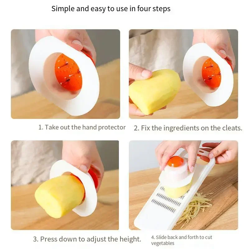Grater Vegetables Slicer Carro - Household Kitchen Gadgets Vegetable Cutter Silk Cutter 评论和价格