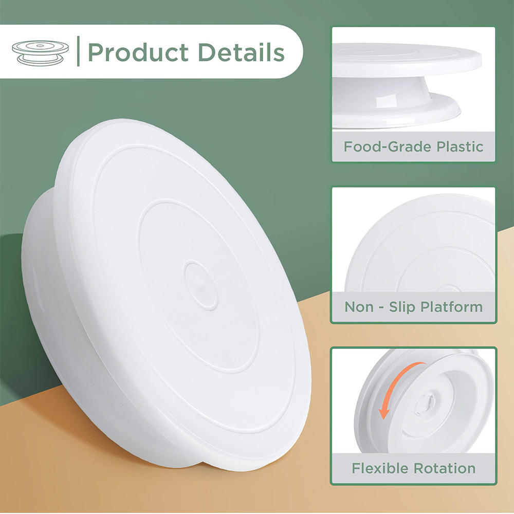 Plastic Cake turntable Kitchen - Cake Decorating Turntable 评论和价格