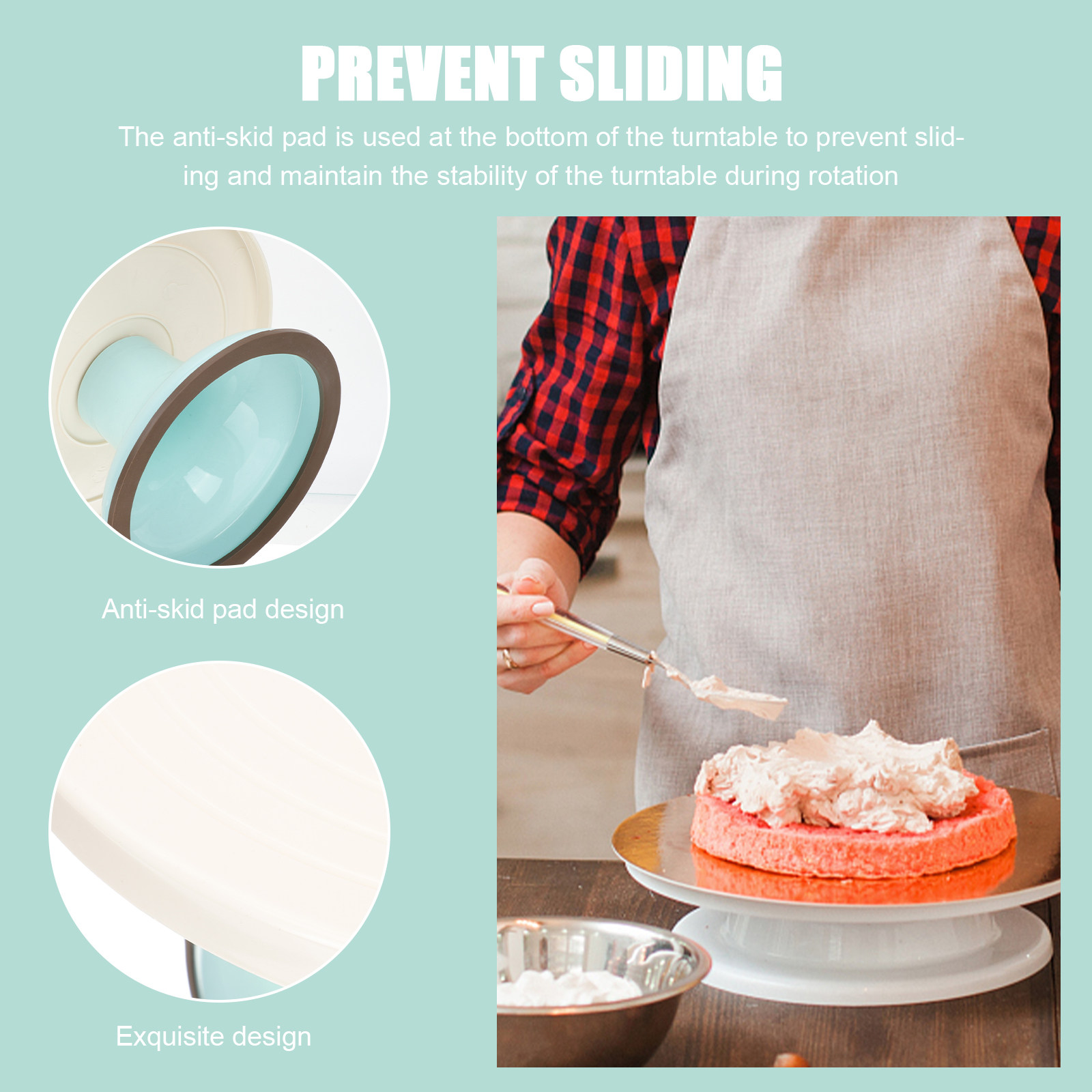 Smooth Rotating Cake Turntable - Cake Decorating Turntable 评论和价格
