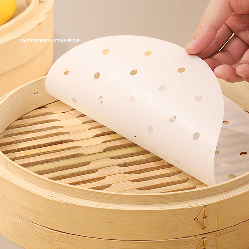 50pcs Bamboo Steamer Papers Di - Kitchen Gadgets Air Fryer 评论和价格