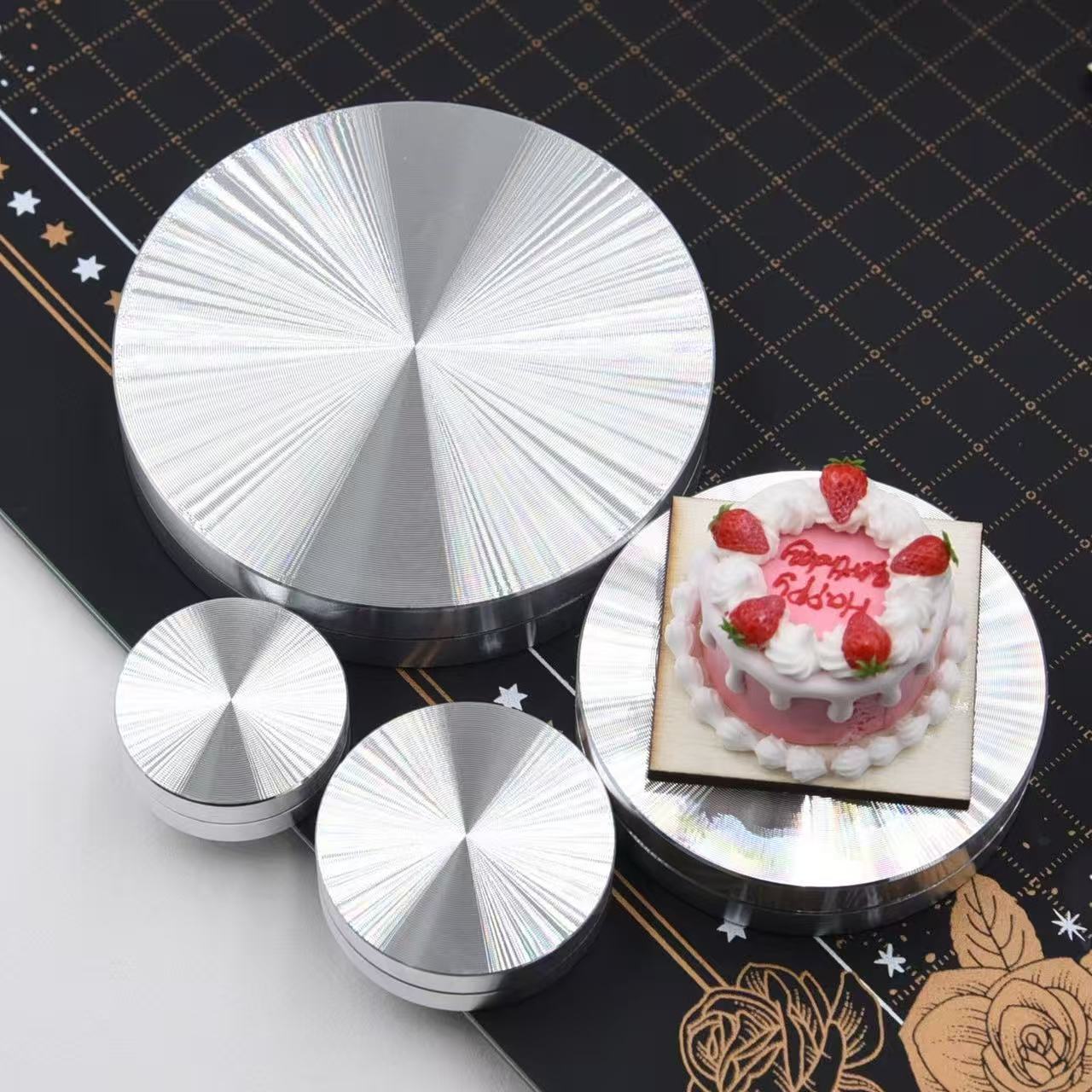 Miniature Aluminum Turntable f - Cake Decorating Turntable 评论和价格