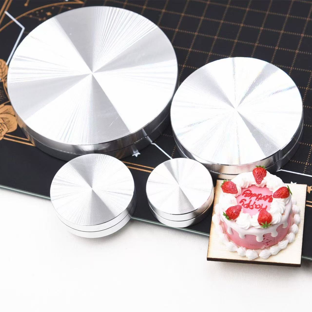 Miniature Aluminum Turntable f - Cake Decorating Turntable 评论和价格