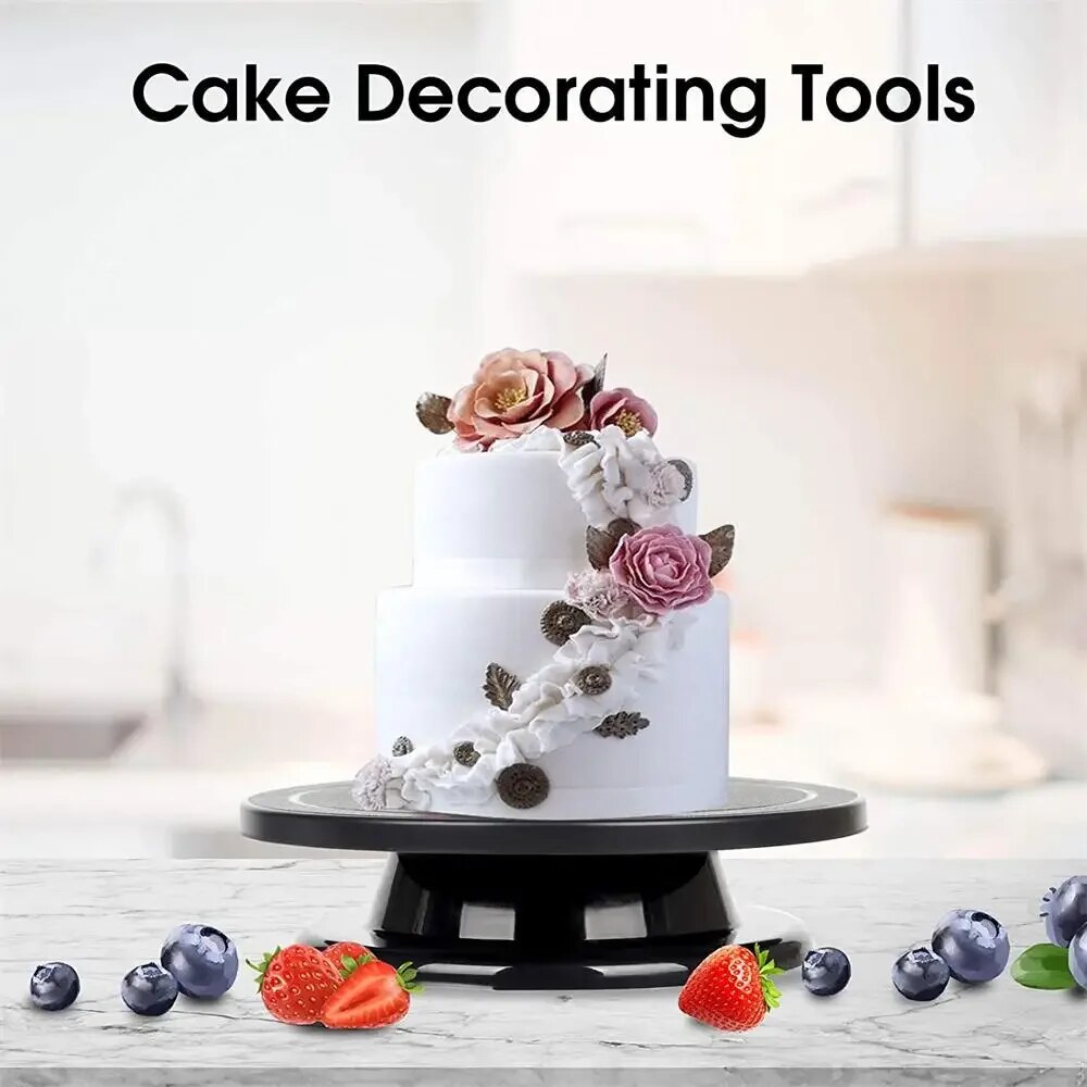 1pc 11Inch Plastic Revolving C - Cake Decorating Turntable 评论和价格