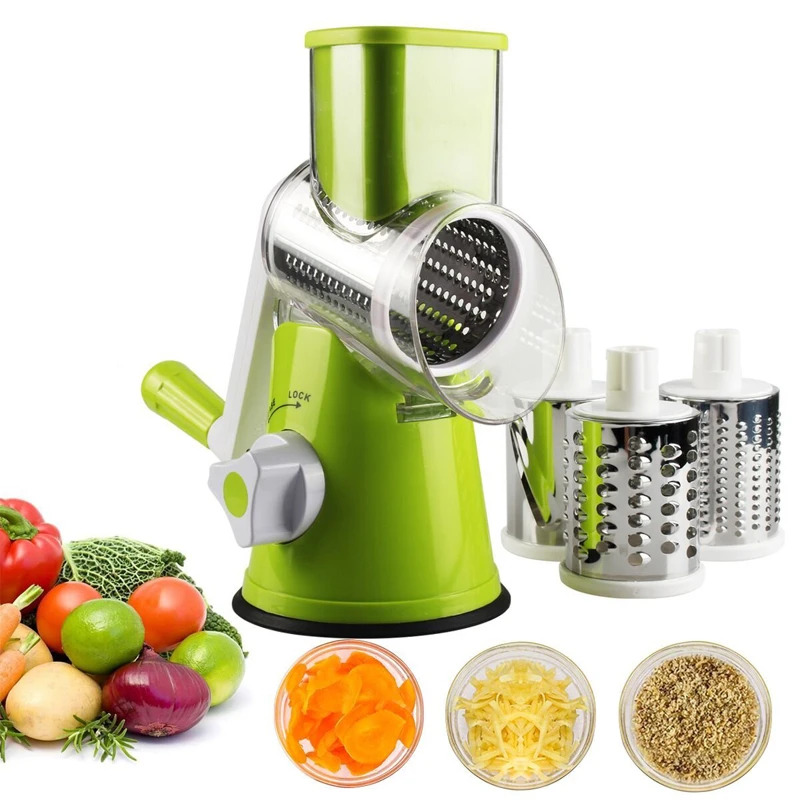 Manual Rotary Cheese Grater fo - Household Kitchen Gadgets Vegetable Cutter Silk Cutter 评论和价格