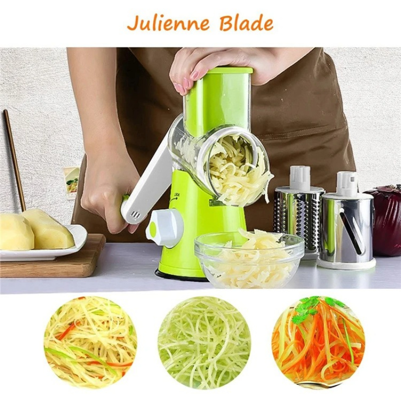 Manual Rotary Cheese Grater fo - Household Kitchen Gadgets Vegetable Cutter Silk Cutter 评论和价格