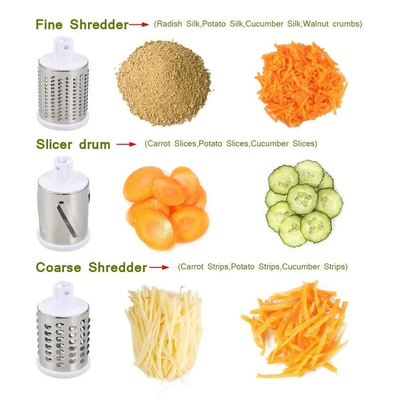 Manual Rotary Cheese Grater fo - Household Kitchen Gadgets Vegetable Cutter Silk Cutter 评论和价格