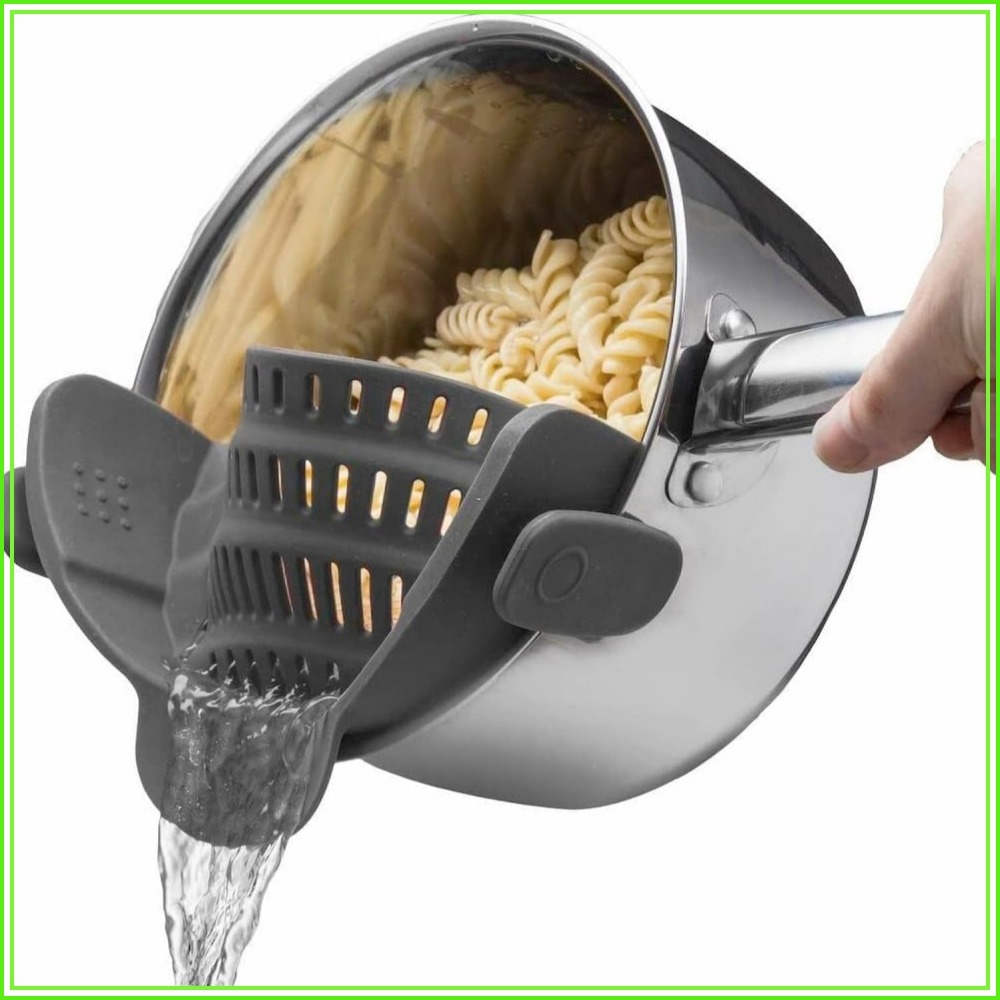 Clip-On Silicone Pasta Straine - Kitchen Gadgets Images 评论和价格