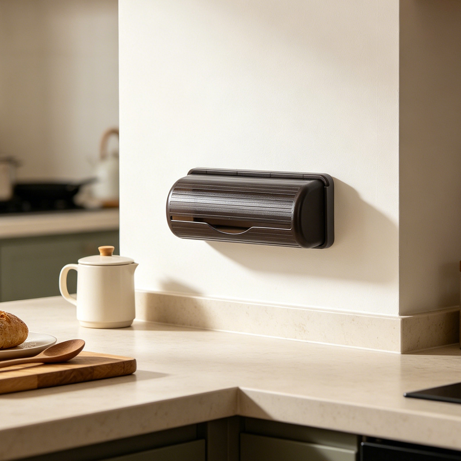 Wall Mounted Trash Bag Holder  - Kitchen Gadgets Storage 评论和价格