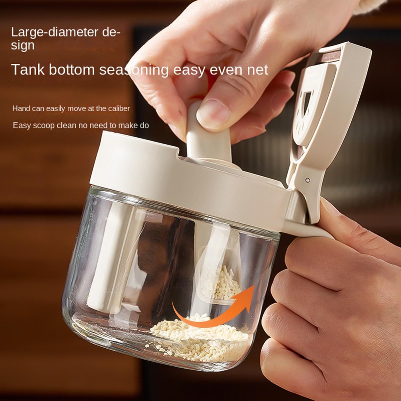 Seasoning Jar Leak-Proof Salt  - Kitchen Gadgets Storage 评论和价格