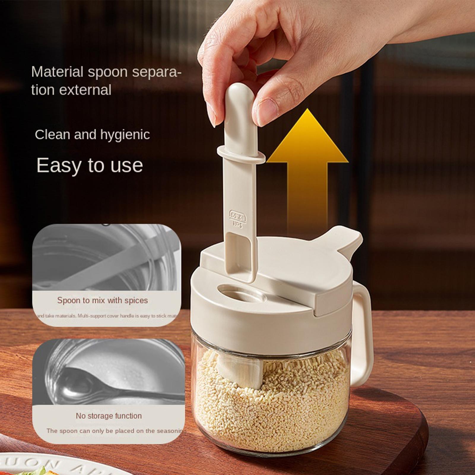 Seasoning Jar Leak-Proof Salt  - Kitchen Gadgets Storage 评论和价格