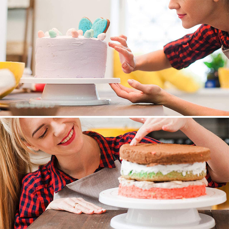 6Pcs/Set Cake Decorating Tools - Cake Decorating Turntable 评论和价格