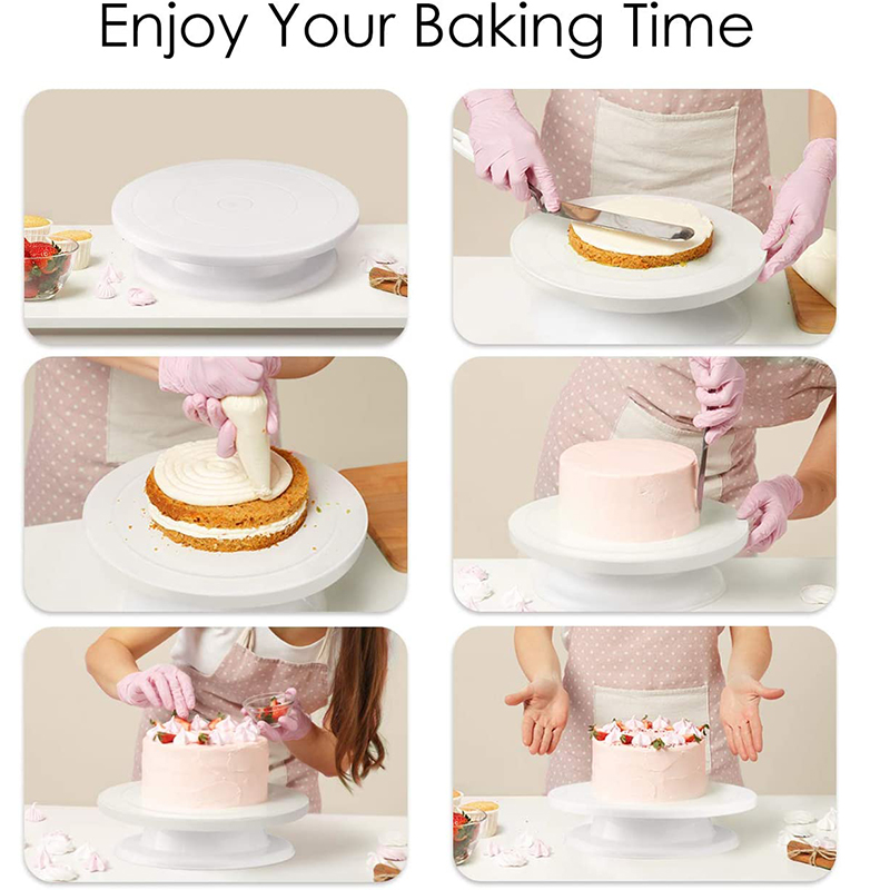 6Pcs/Set Cake Decorating Tools - Cake Decorating Turntable 评论和价格
