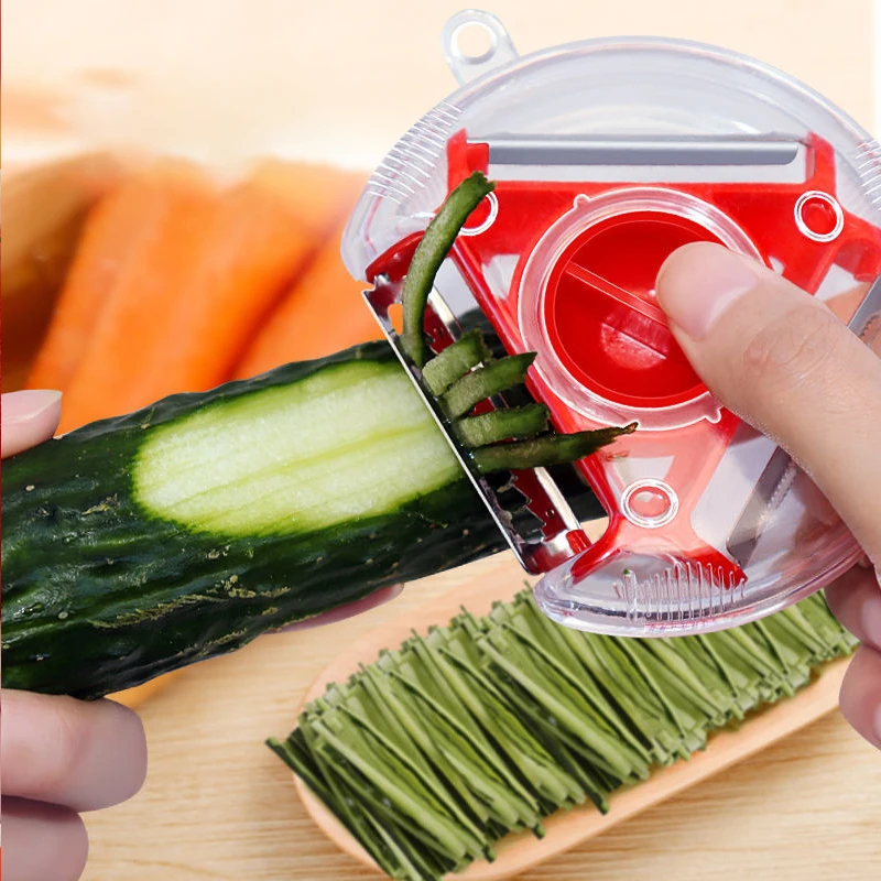 1/3PCS 3in1 Magic Trio Peeler  - Household Kitchen Gadgets Vegetable Cutter Silk Cutter 评论和价格