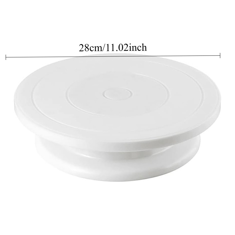 A cake turntable or rotating c - Cake Decorating Turntable 评论和价格